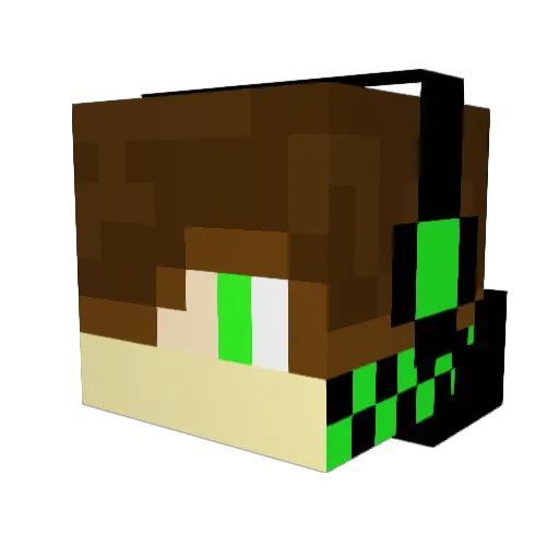 davidpena1403 Minecraft avatar head, 3D render