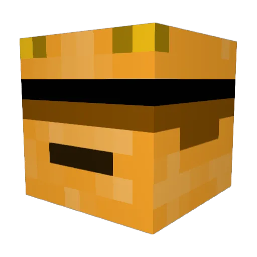 davidrupert Minecraft avatar head, 3D render