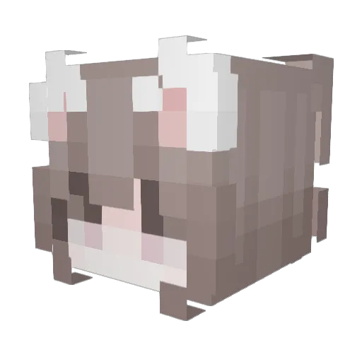 davidsone_m Minecraft avatar head, 3D render