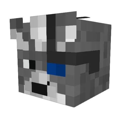 davidwindlow Minecraft avatar head, 3D render