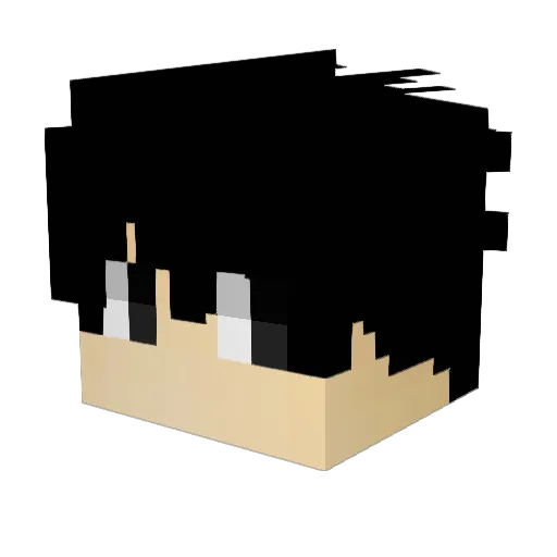 davie920 Minecraft avatar head, 3D render