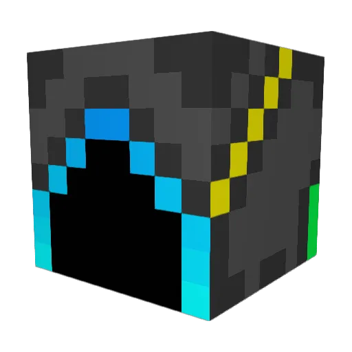 davika000 Minecraft avatar head, 3D render