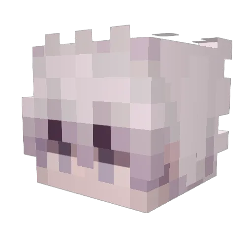davimb Minecraft avatar head, 3D render