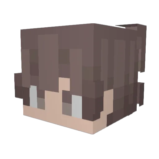 daviole13 Minecraft avatar head, 3D render