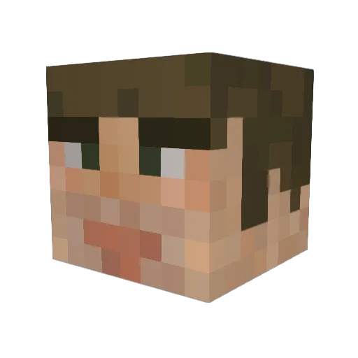 davioso0331 Minecraft avatar head, 3D render