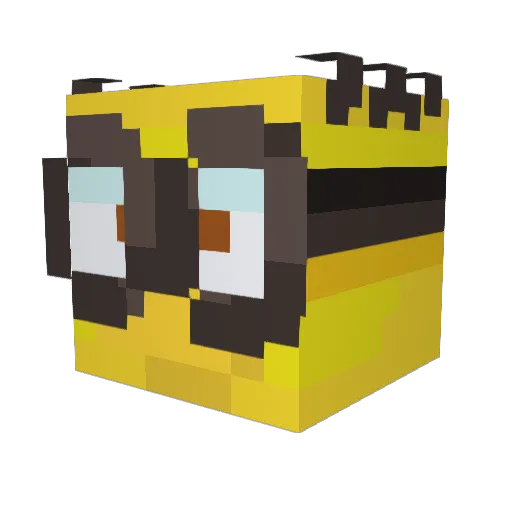 daviradael Minecraft avatar head, 3D render
