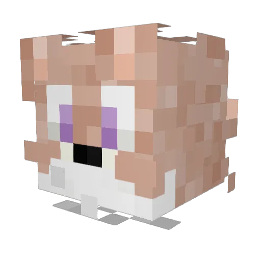 daviwavy Minecraft avatar head, 3D render
