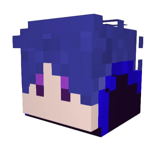 davori2 Minecraft avatar head, 3D render