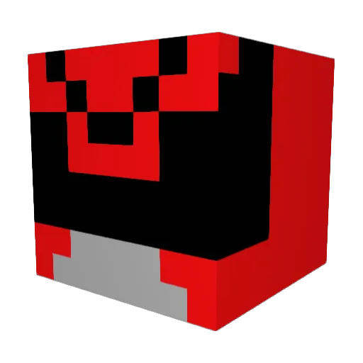 davpr3s Minecraft avatar head, 3D render