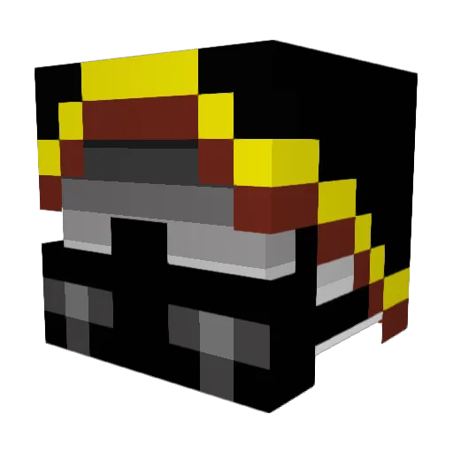 davvvvvy2b2t Minecraft avatar head, 3D render