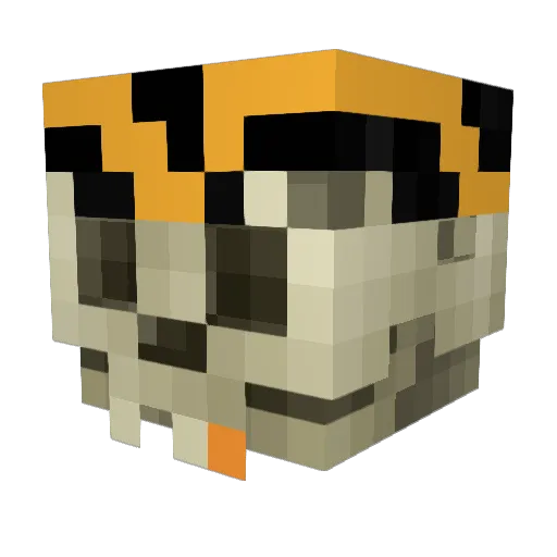 davy156 Minecraft avatar head, 3D render