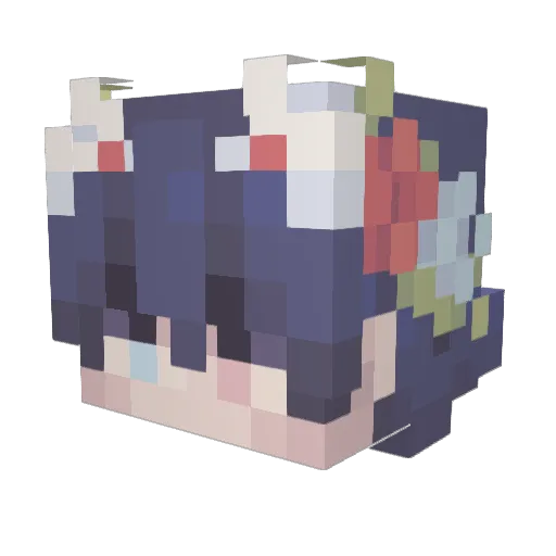 davy99546 Minecraft avatar head, 3D render