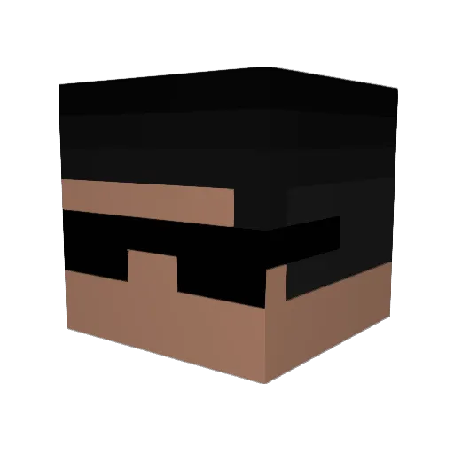 davywavy2000 Minecraft avatar head, 3D render