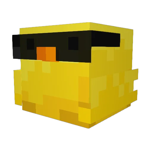 dawciooK Minecraft avatar head, 3D render