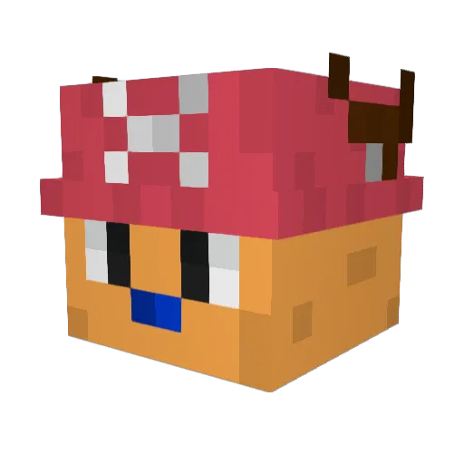 daweed00 Minecraft avatar head, 3D render