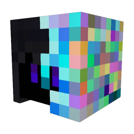 daweirdshadow Minecraft avatar head, 3D render