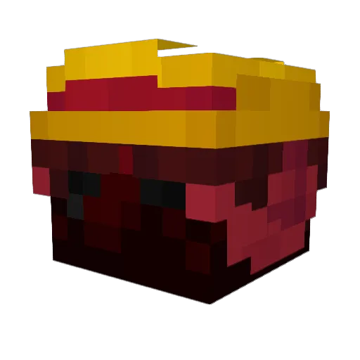 dawerka Minecraft avatar head, 3D render