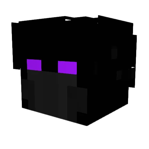 dawf Minecraft avatar head, 3D render