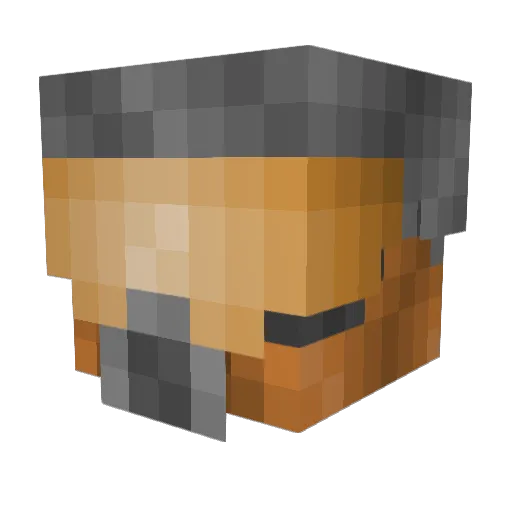 dawgsrfun Minecraft avatar head, 3D render