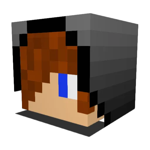 dawid321 Minecraft avatar head, 3D render