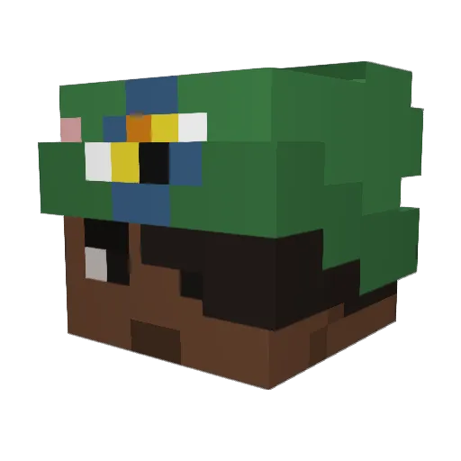 dawido221 Minecraft avatar head, 3D render