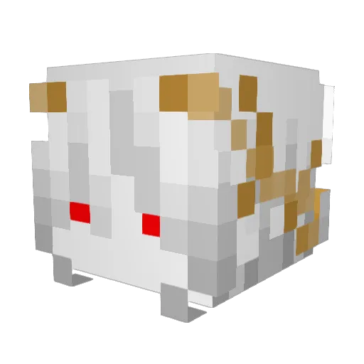 dawidriner Minecraft avatar head, 3D render