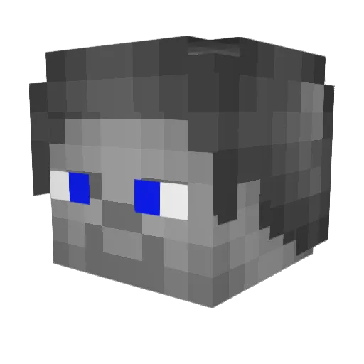 dawidzuper101 Minecraft avatar head, 3D render