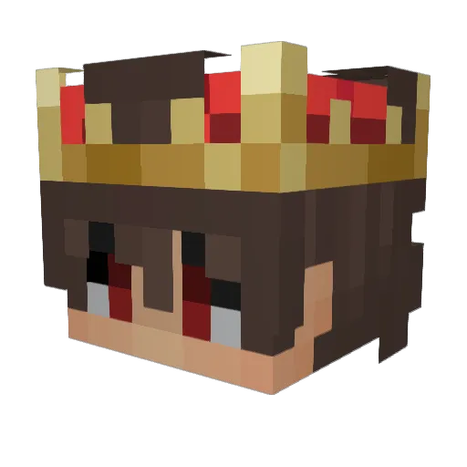 dawiqq67 Minecraft avatar head, 3D render
