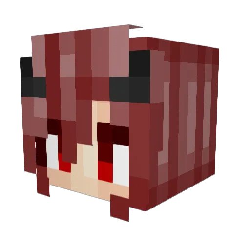 dawn999 Minecraft avatar head, 3D render