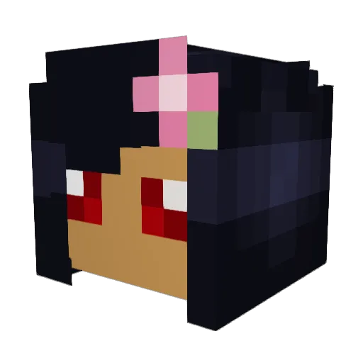 dawone02 Minecraft avatar head, 3D render