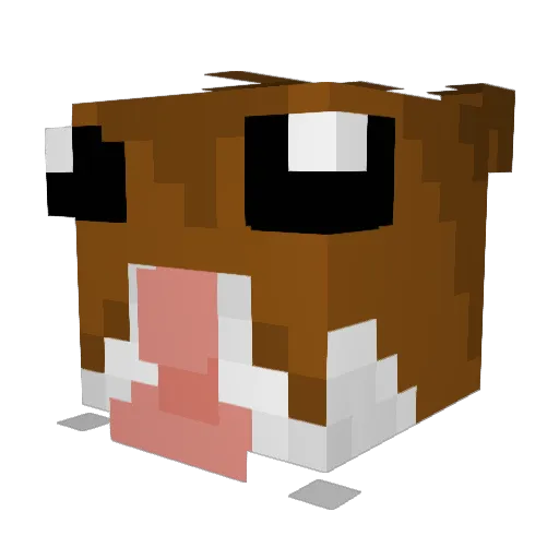 dawonn Minecraft avatar head, 3D render