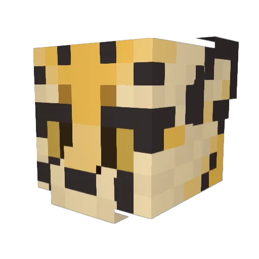 dawud Minecraft avatar head, 3D render
