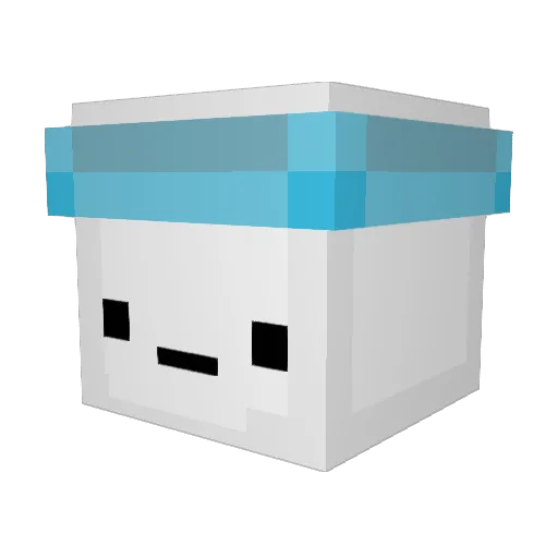 daxiaochu Minecraft avatar head, 3D render