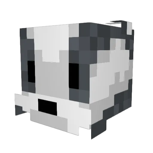 daxig Minecraft avatar head, 3D render