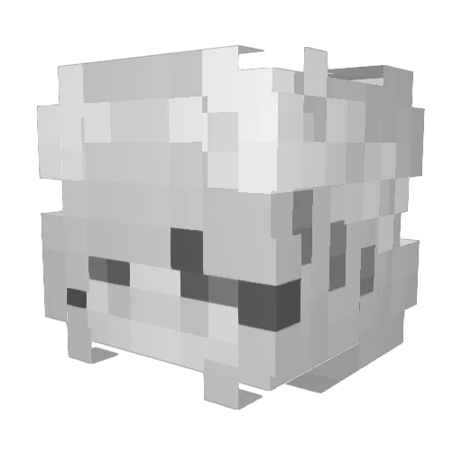 dayane786 Minecraft avatar head, 3D render