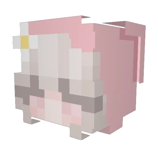 daybloomies Minecraft avatar head, 3D render