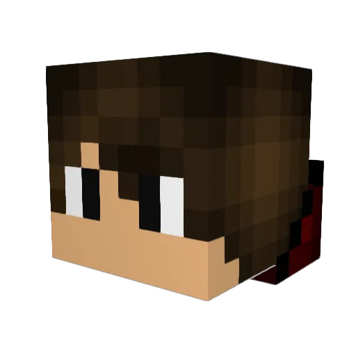 dayd03 Minecraft avatar head, 3D render