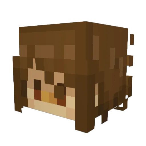 daydart Minecraft avatar head, 3D render
