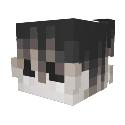 daydk Minecraft avatar head, 3D render