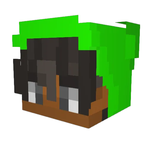 daydream7306 Minecraft avatar head, 3D render