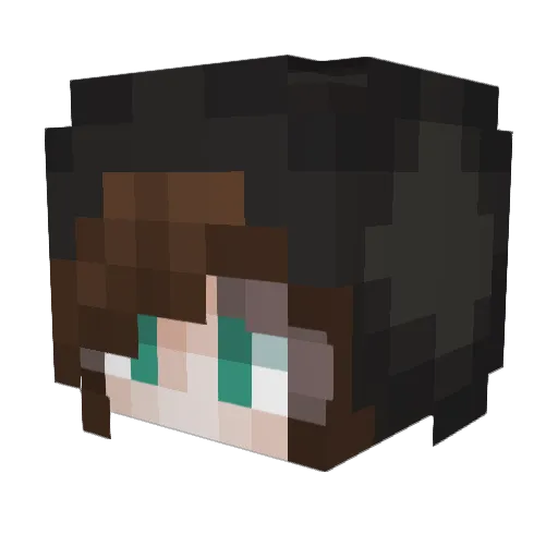 daydreamer0000 Minecraft avatar head, 3D render
