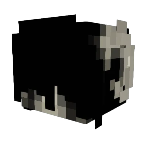 dayeversince Minecraft avatar head, 3D render