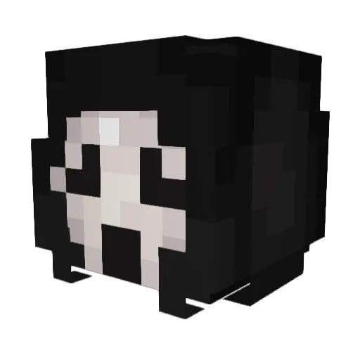 daylowz Minecraft avatar head, 3D render