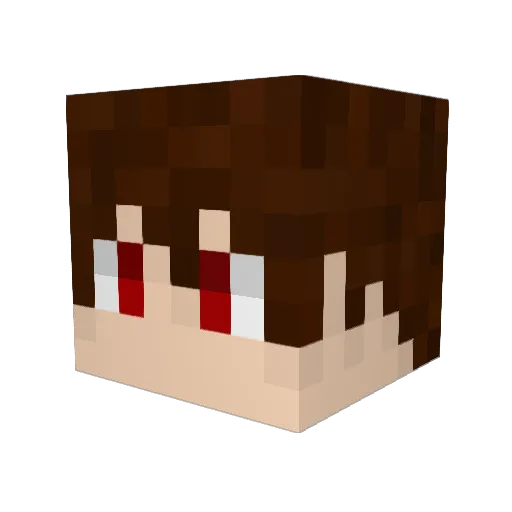 dayocool Minecraft avatar head, 3D render