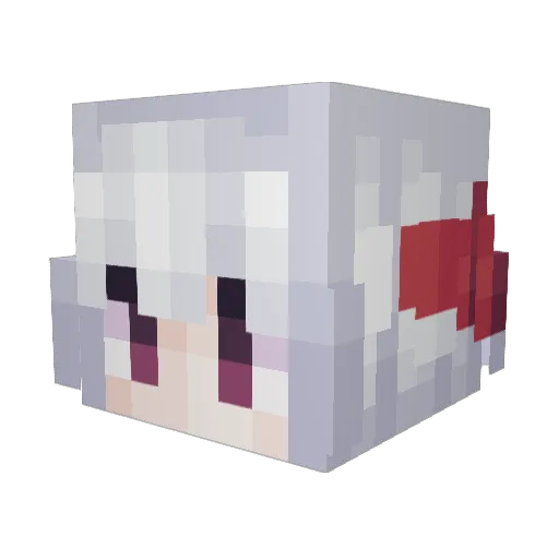 dayoun4093 Minecraft avatar head, 3D render
