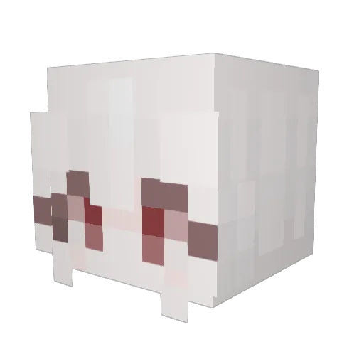 dayu07 Minecraft avatar head, 3D render