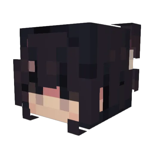 dayvezx Minecraft avatar head, 3D render