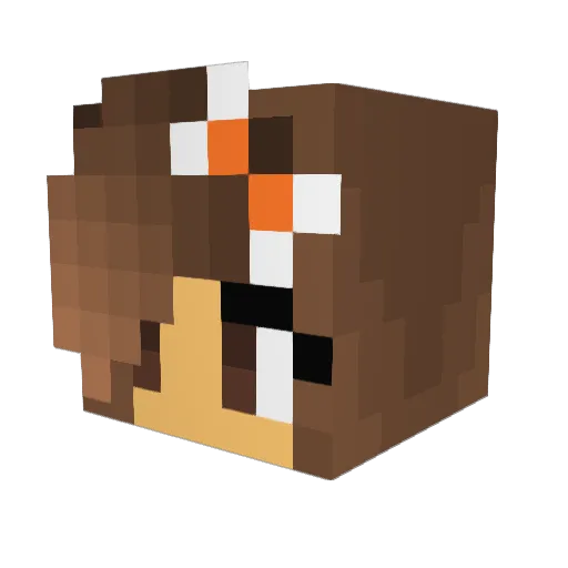 dazalish354 Minecraft avatar head, 3D render