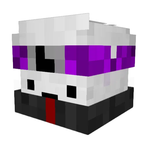 dazelim Minecraft avatar head, 3D render