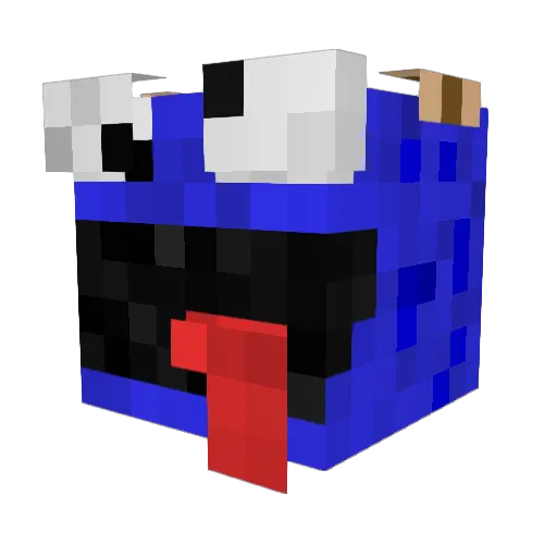 dazeryao Minecraft avatar head, 3D render
